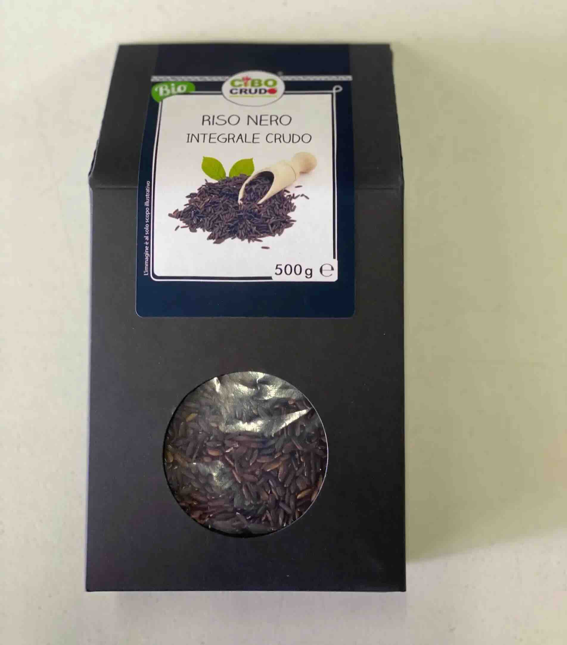 Riso Nero Integrale Biologico e Crudo- 500 gr